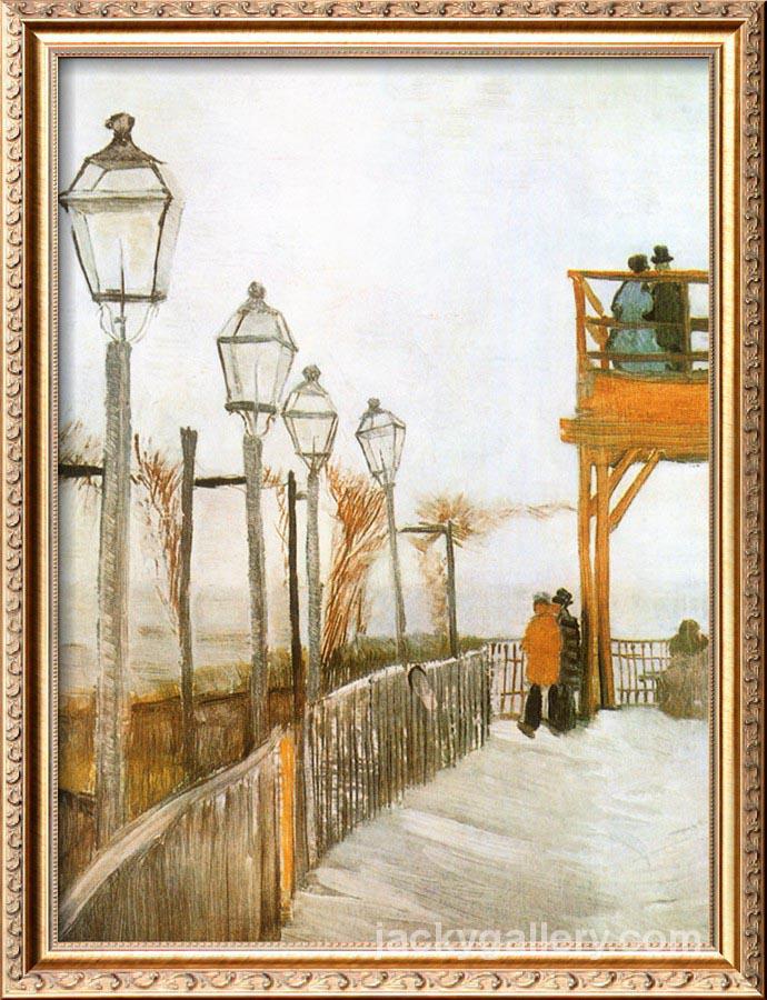 Enjoying the View, Van Gogh painting